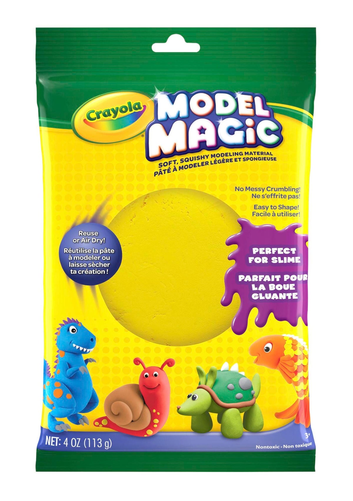 DOUGH MODEL MAGIC CRAYOLA YELLOW 4 OZ