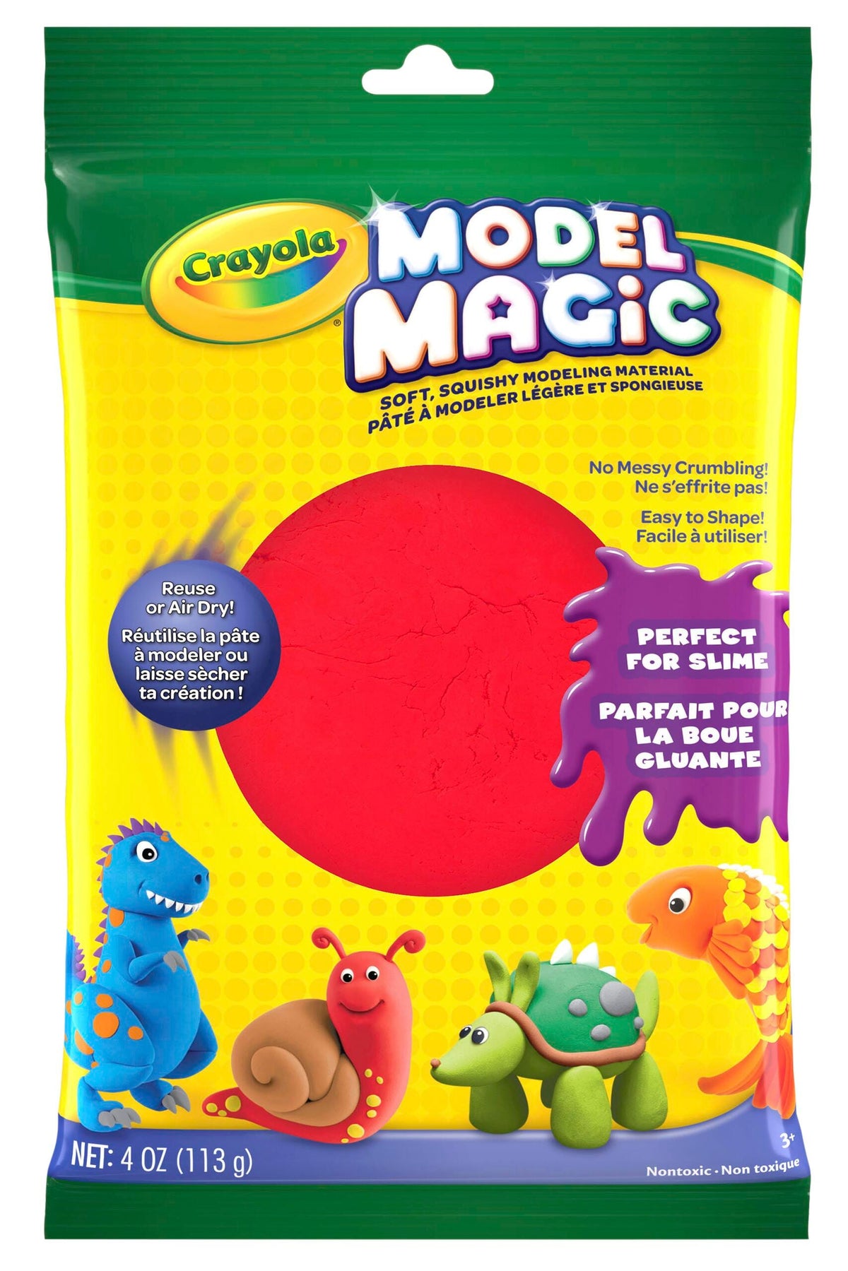 DOUGH MODEL MAGIC CRAYOLA RED 4 OZ