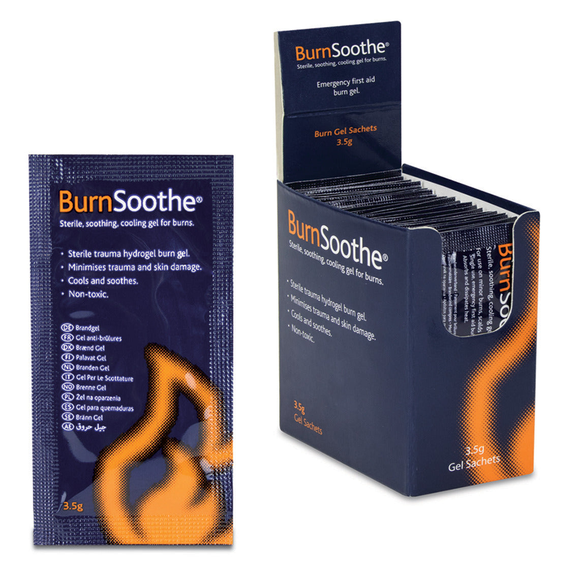 Burn Cool Gel Sachets 3.5Ml Pack 25