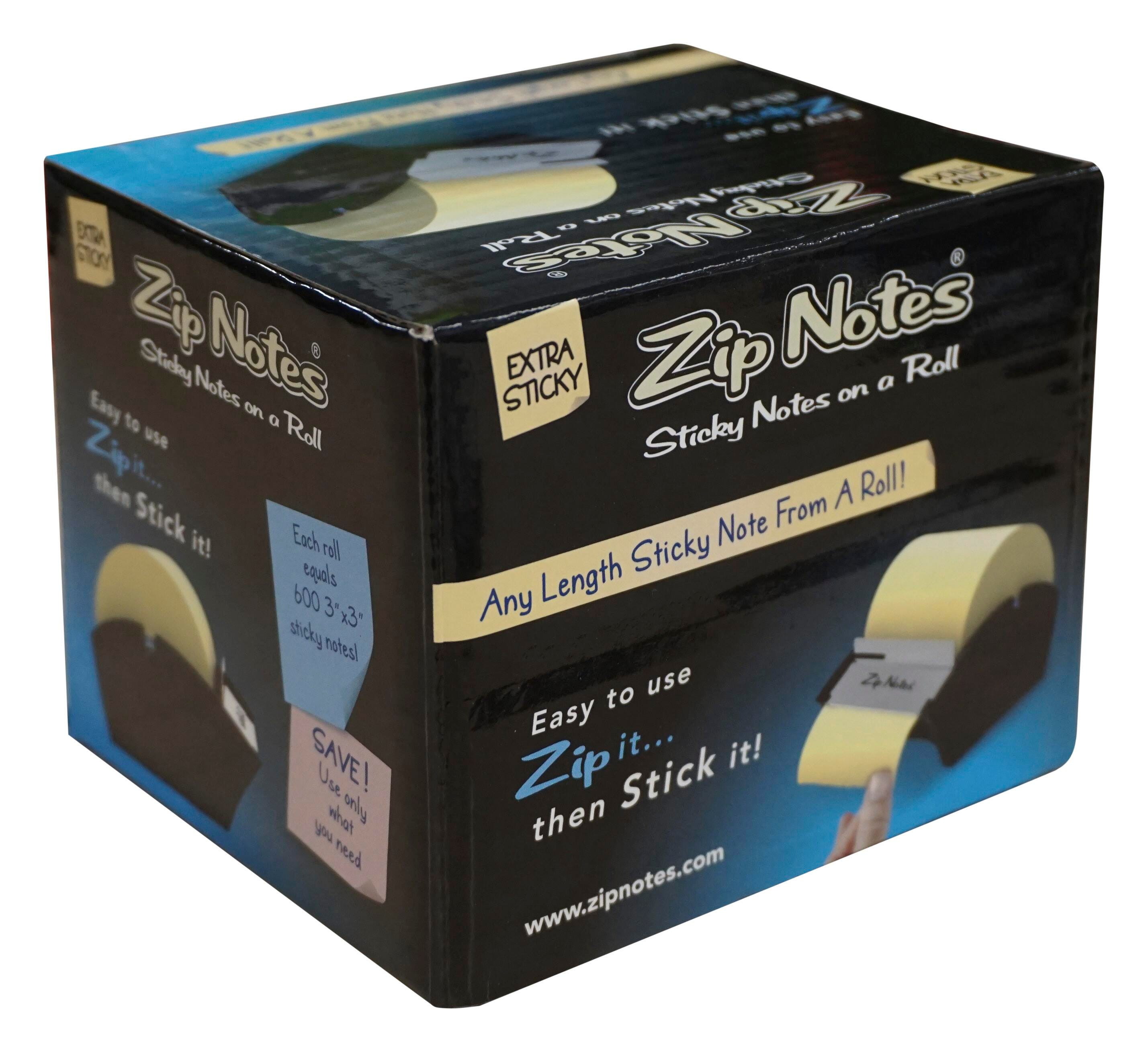 ZIP NOTES MAN DISP 3 X 3 NOTES EACH