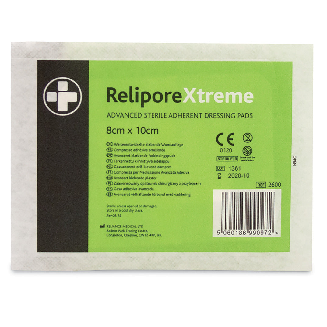 Adh.Wound Dressing Pk 10 80X100Mm