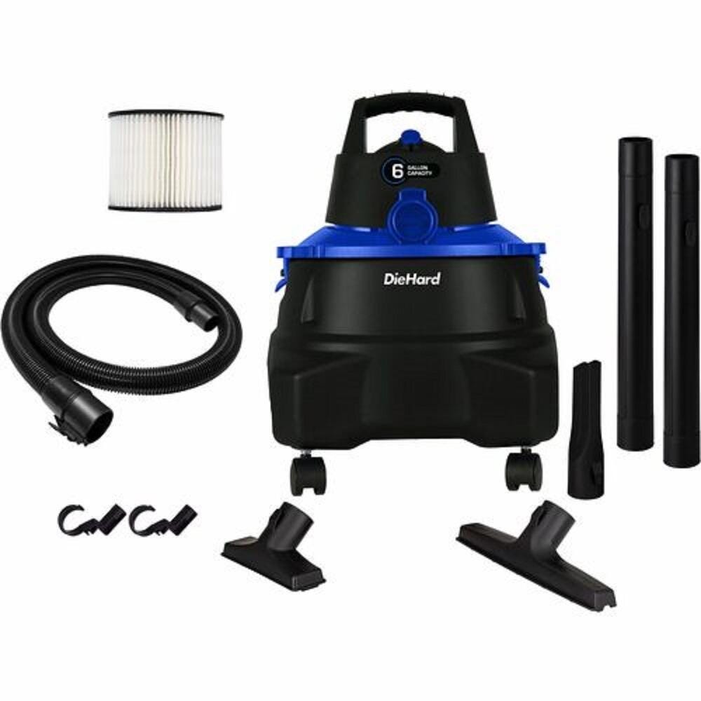 VACUUM - SHOPVAC WET DRY DIEHARD - 6 GAL - 4-1/2 HP