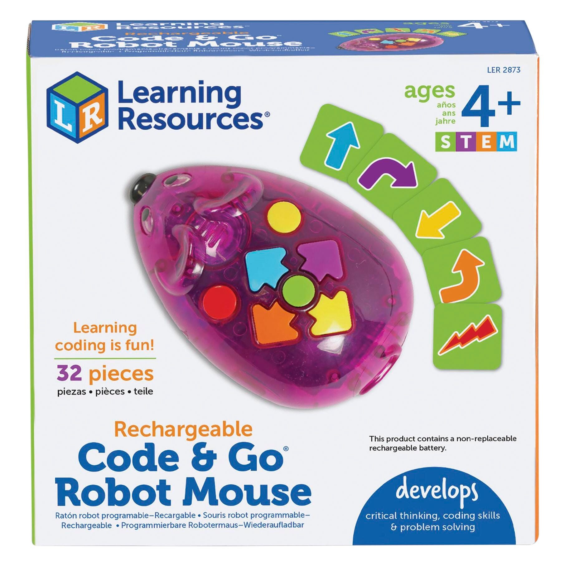 CODE AND GO ROBOT MOUSE RECHARGEABLE