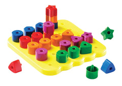 SORTING STACKING SHAPES PEGBOARD - DS