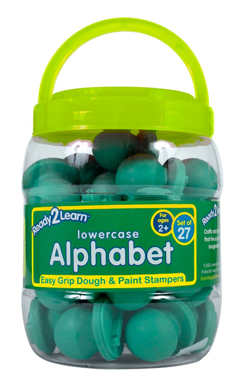 STAMPERS DOUGH AND PAINT LOWERCASE SET OF 27