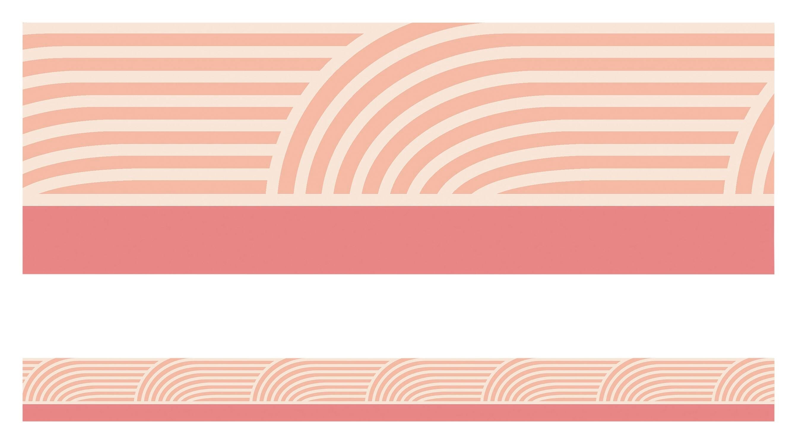 TRUE TO YOU NETURALS CORAL WAVE BORDER