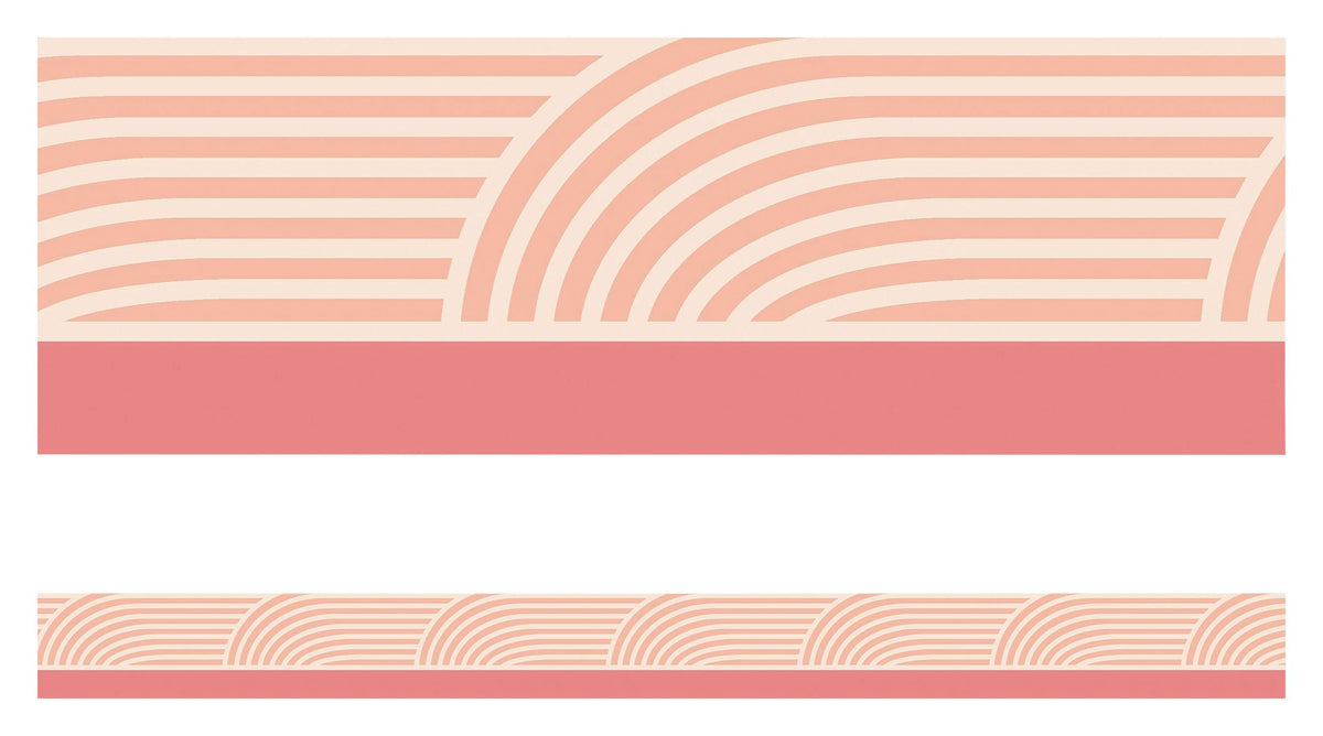 TRUE TO YOU NETURALS CORAL WAVE BORDER