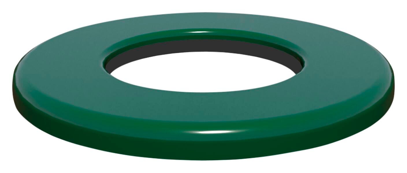 FLATTOP ASSEMBLY FOR TR55 TRASH RECEPTICLE WITH HARDWARE - 14 IN HOLE OPENING