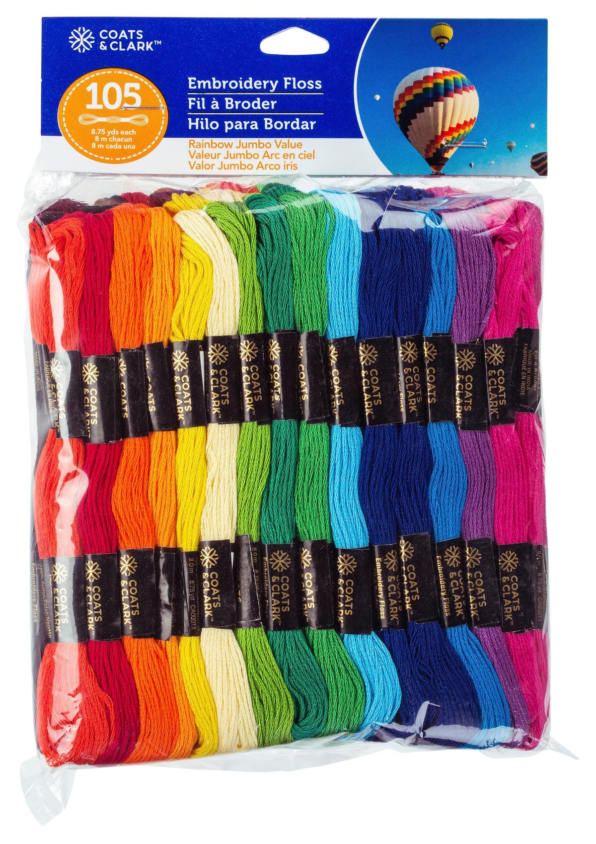 THREAD EMBROIDERY COTTON ASSORTED SET OF 105