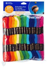 THREAD EMBROIDERY COTTON ASSORTED SET OF 105