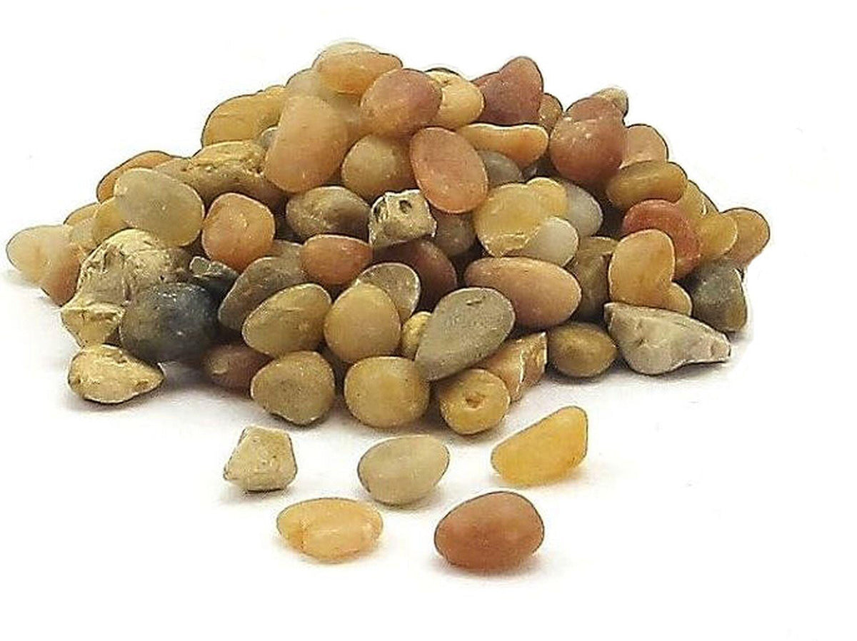PEBBLES CRAFT ASSORTED SIZES NATURAL COLOR 3 LB BAG