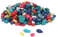 GRAVEL CRAFT ASSORTED SIZES RAINBOW 3 LB BAG