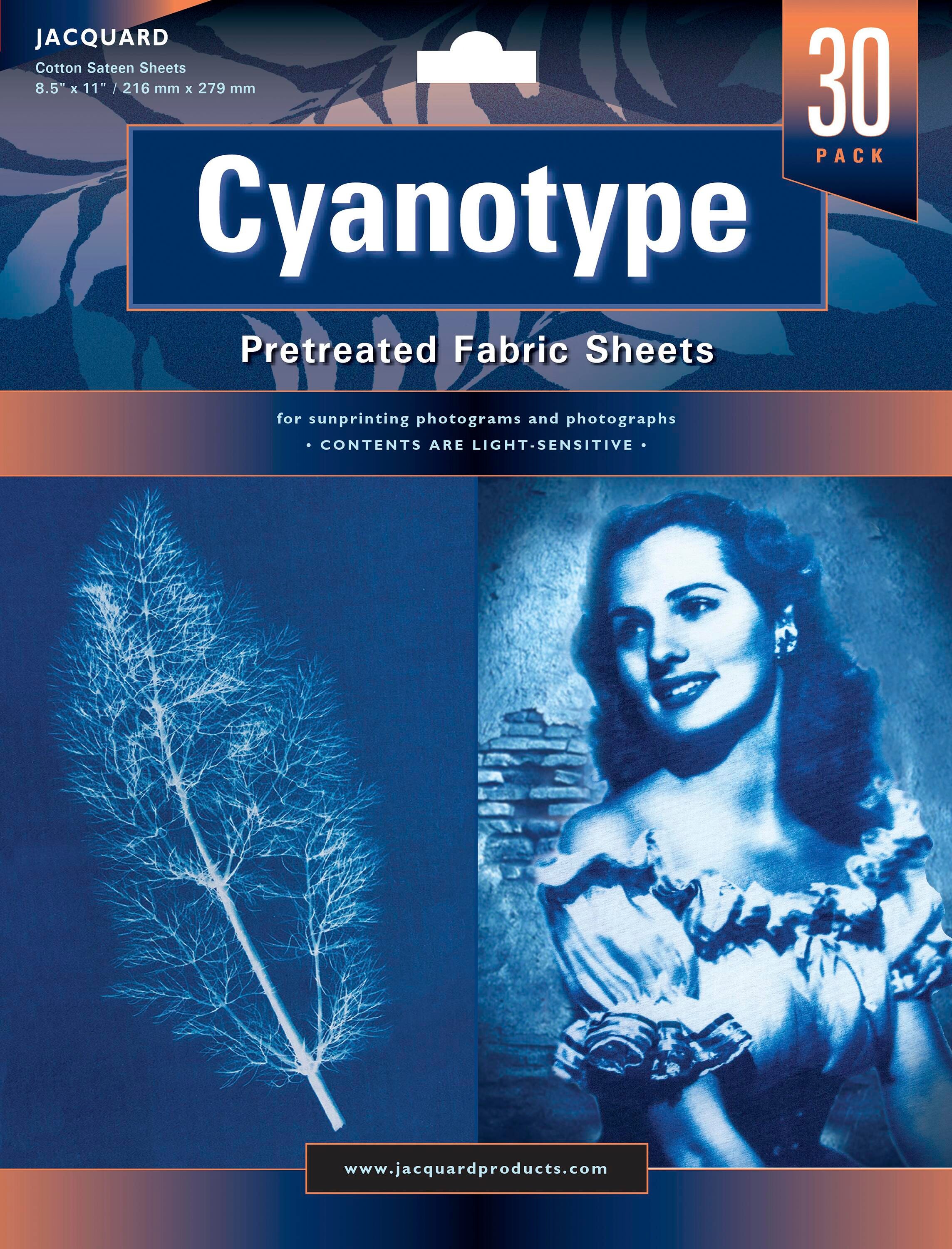PRINTING CYANOTYPE PRE-TREATED FABRIC SHEETS PK OF 30