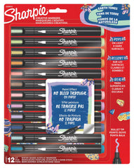 MARKERS SHARPIE CREATIVE BULLET TIP EARTH TONES SET OF 12