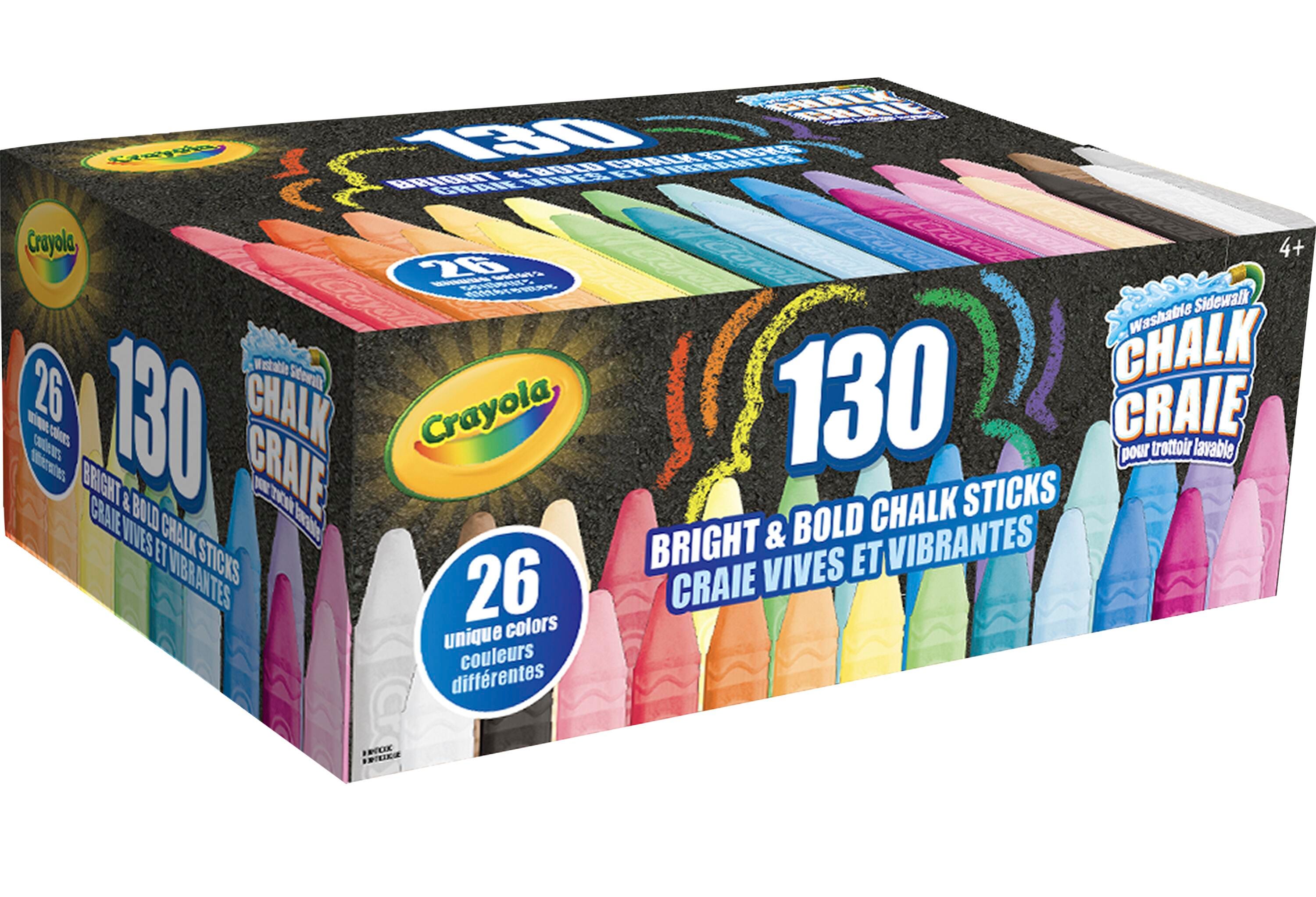 CHALK WASHABLE SIDEWALK CRAYOLA SET OF 130