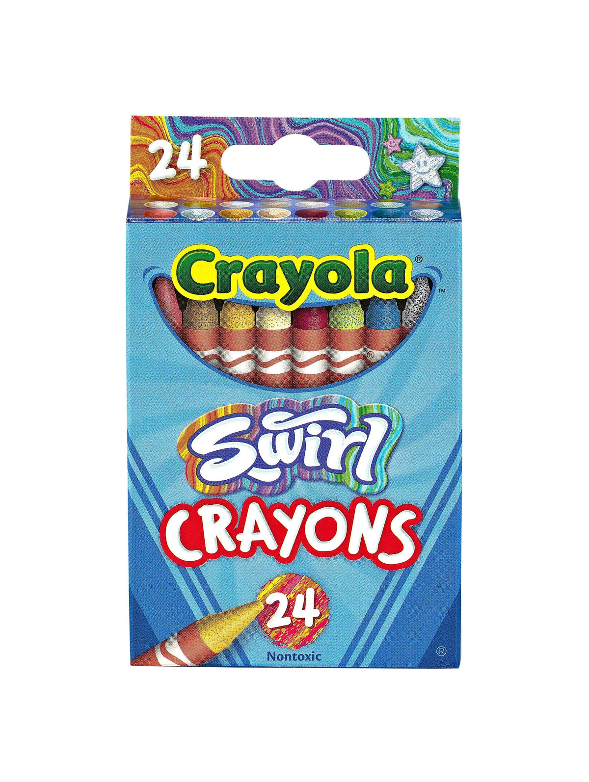 CRAYONS CRAYOLA STANDARD SWIRL SET OF 24