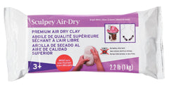 CLAY SCULPEY AIR DRY 2.2 LBS WHITE