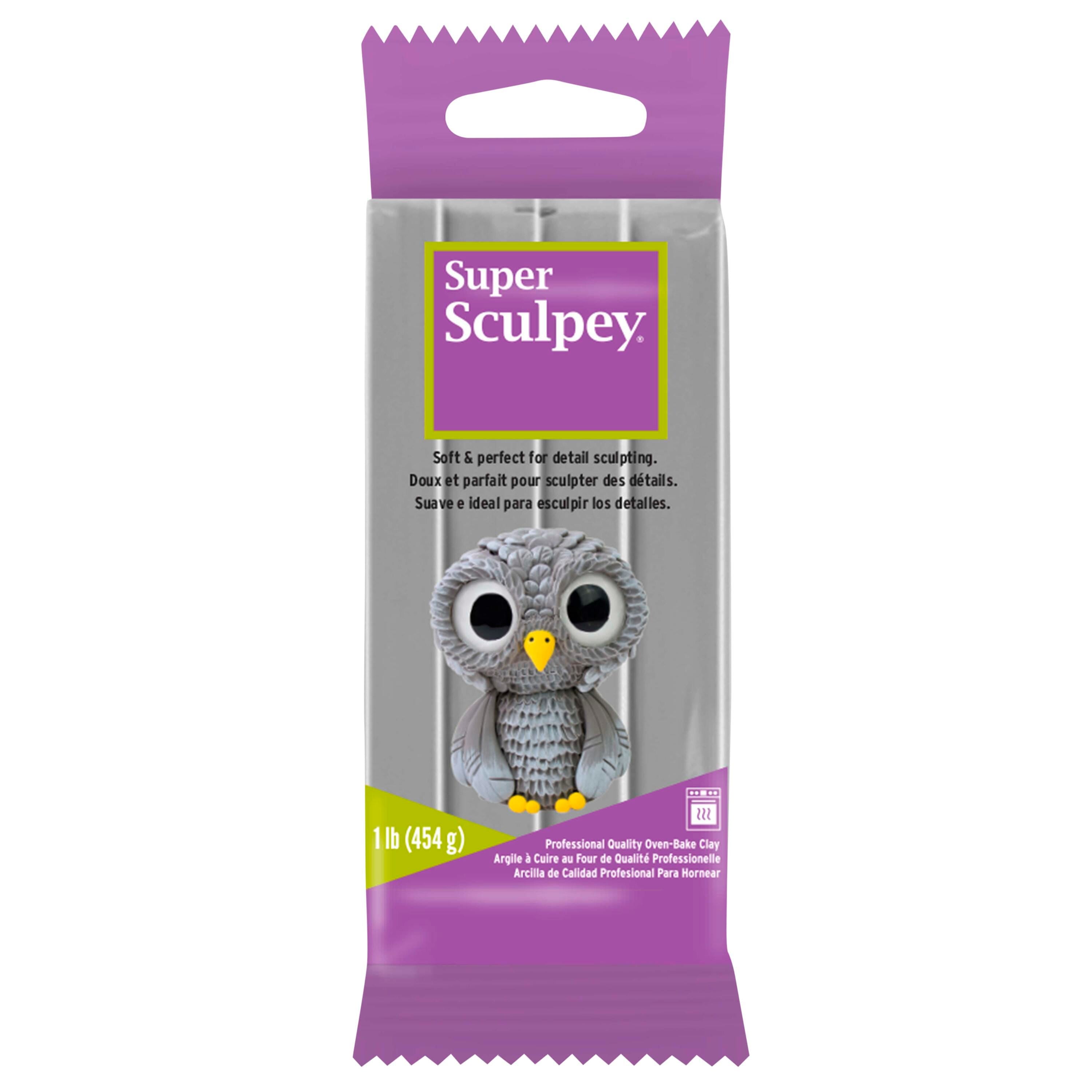 CLAY SUPER SCULPEY GRAY 1 LB