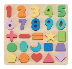 NUMBERS AND SHAPES PUZZLE