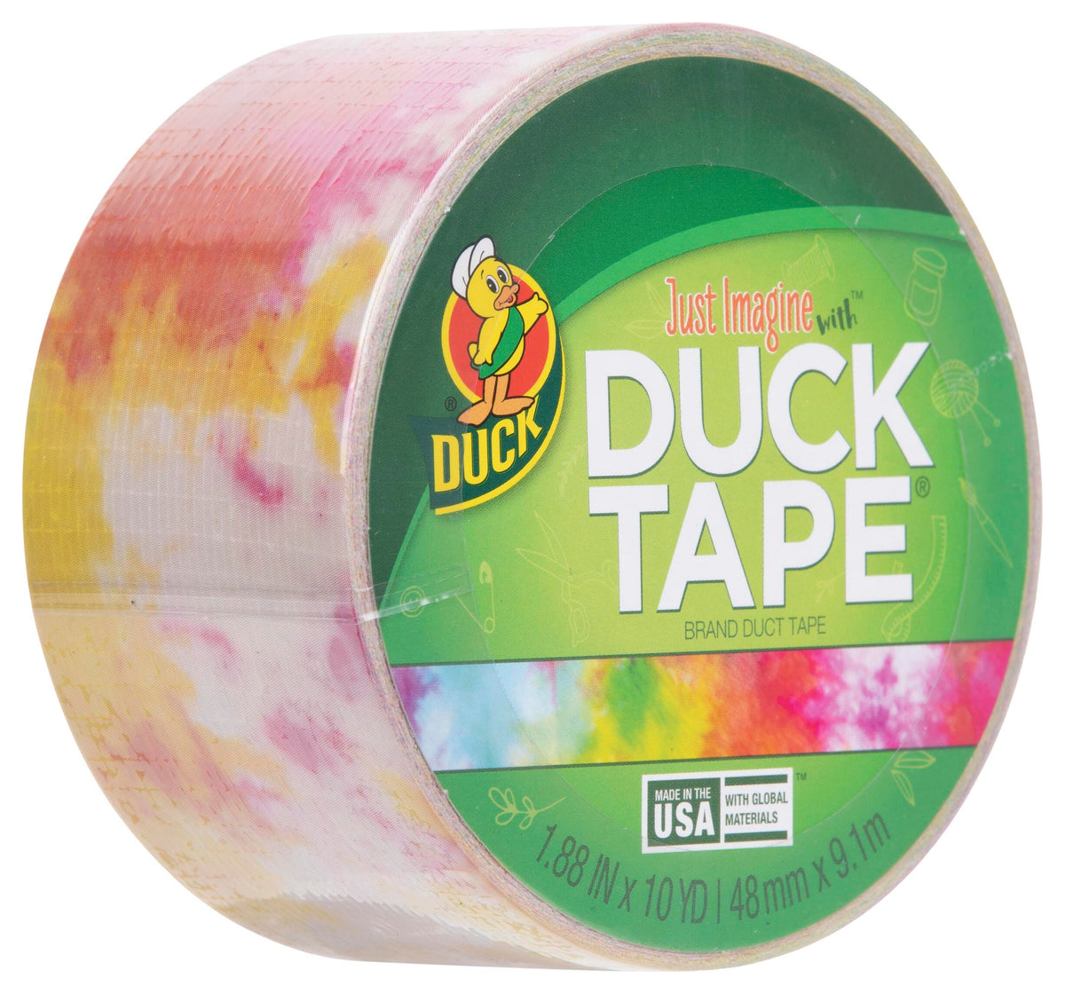 TAPE DUCK LOVE TIE-DIE 1.88 IN X 10 YD