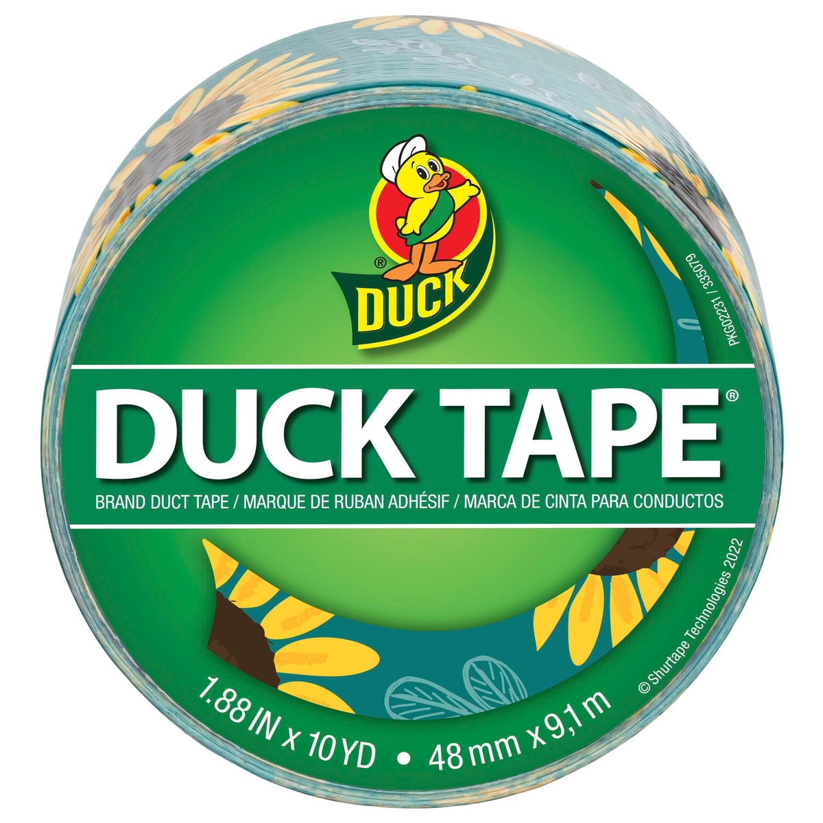 TAPE DUCK SUNFLOWER 1.88 IN X 10 YD