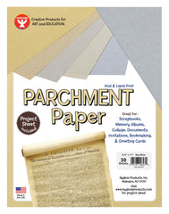 PAPER PRCHMNT 8 1/2 X 11 IN SKY BL 30 SHEETS