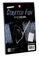 PAPER SCRTCH FUN BOARD 8 1/2 X 11 IN 25 SHEETS