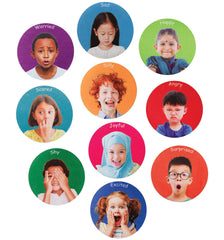 LEARNING ADVANTAGE - ARE YOU OK EMOTIONS MATS - 13-3/8 IN - SET OF 10