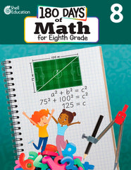 WORKBOOK 180 DAYS OF MATH GRADES 8