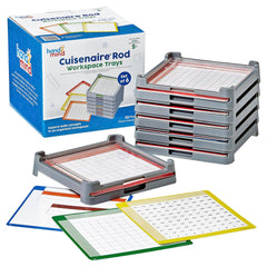 CUISENAIRE RODS WORKSPACE TRAYS - SET OF 6