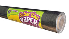 PAPER BULLETIN BOARD BETTER THAN PAPER ROLL - BLACK WOOD 4X12 FT