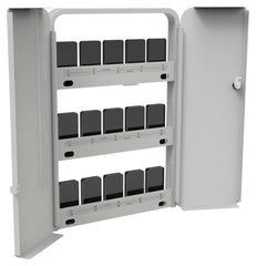 WALL MOUNTED PHONE STORAGE CABINET