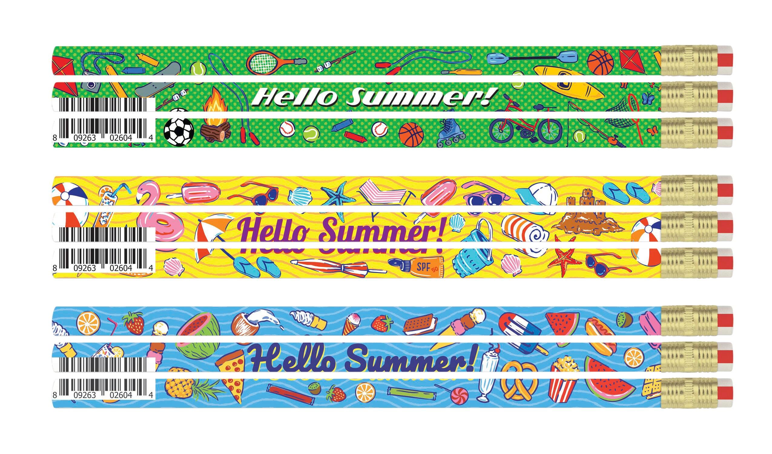 PENCILS AWARD HELLO SUMMER PACK OF 12