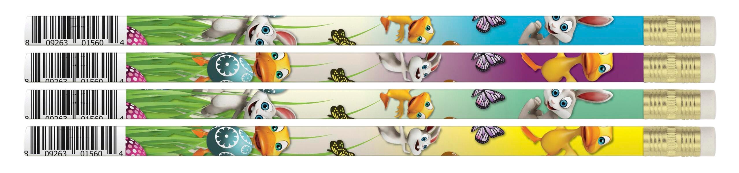 PENCILS AWARD BUNNIES AND BUDDIES PACK OF 12