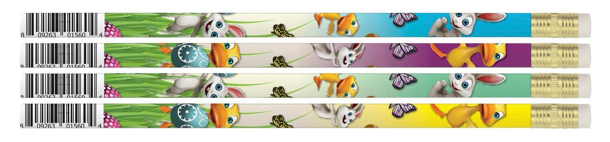 PENCILS AWARD BUNNIES AND BUDDIES PACK OF 12