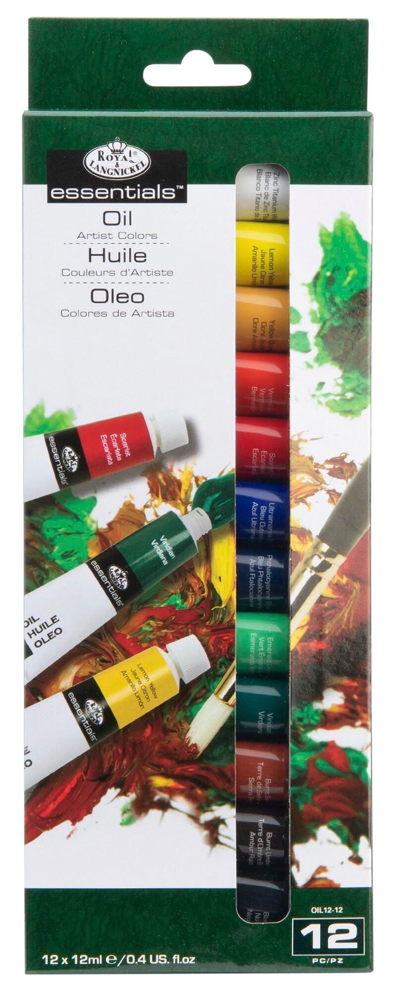 OIL PAINT SET OF 12