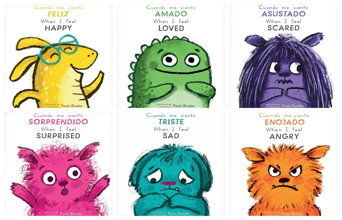 FIRST FEELINGS BOARD BOOK BILINGUAL SET OF 6