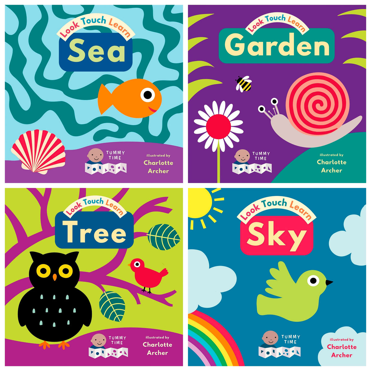 Run Look Touch LOOK TOUCH LEARN BOARD BOOKS SET OF 4 | Eduplan International