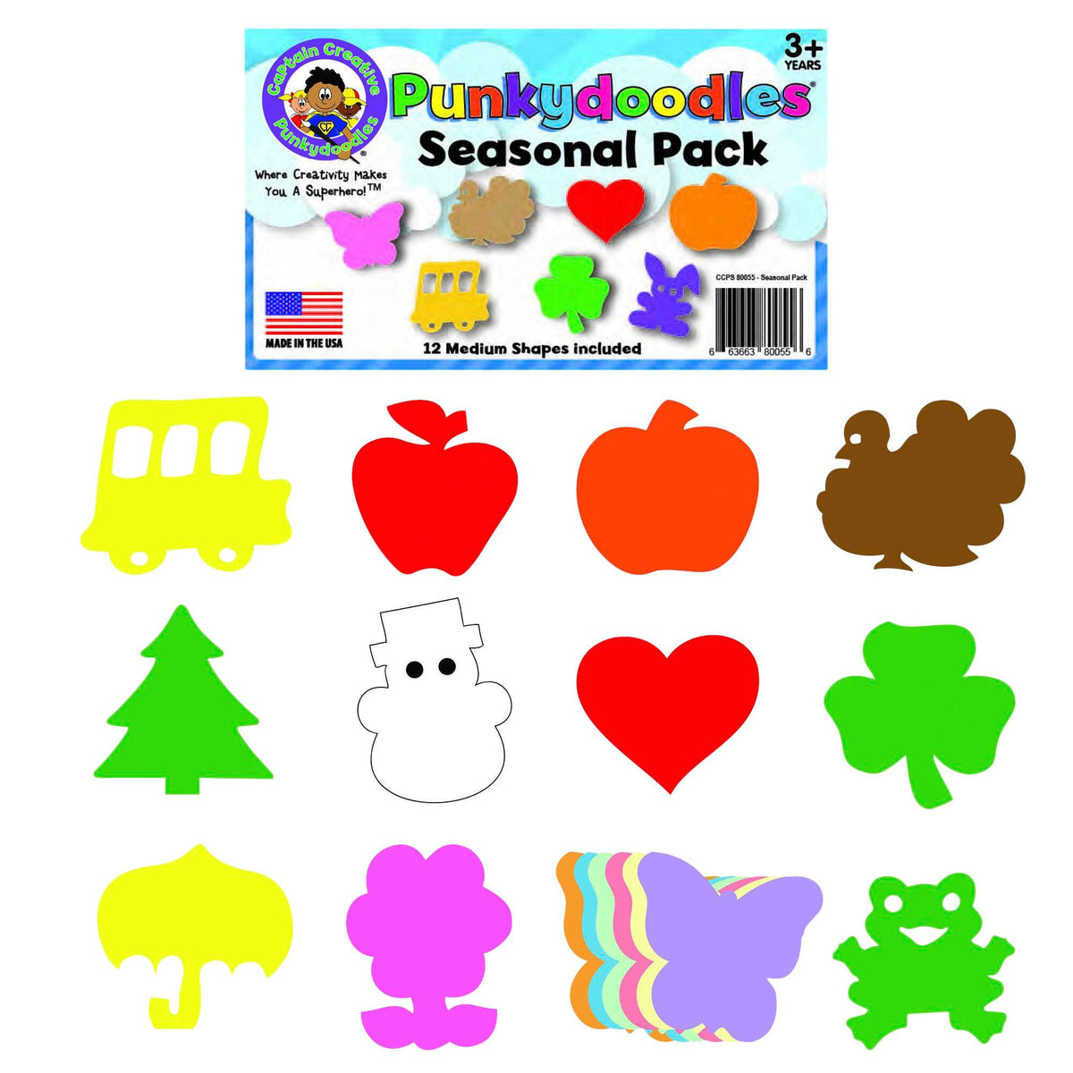 SEASONAL HOLIDAY SHAPES MEDIUM SIZE