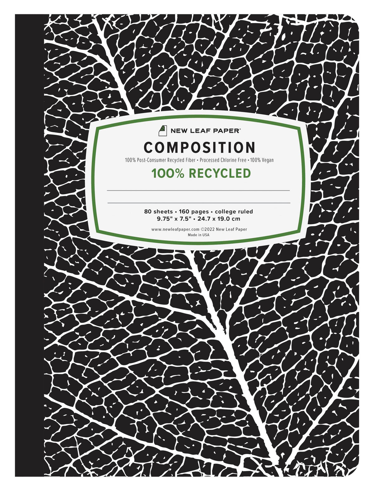 PAPER COMP BK 7-1/2 X 9 3/4 IN CR 80 SHT