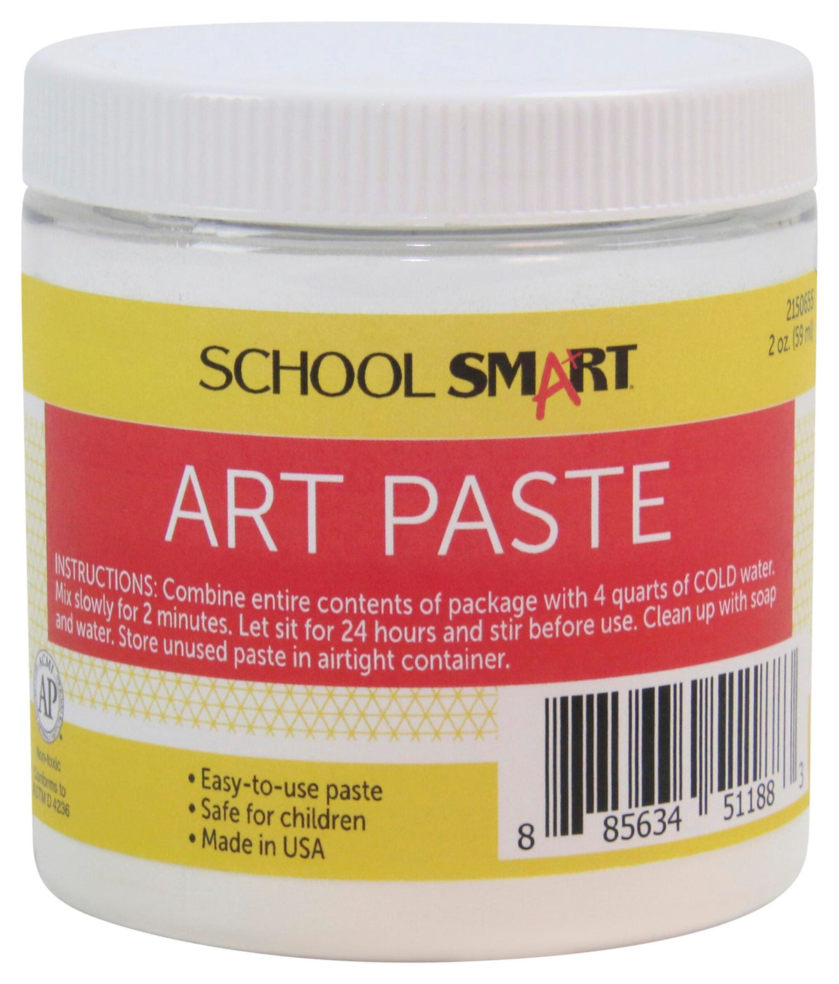 PASTE SCHOOL SMART ART PASTE 2 OZ EACH