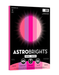 PAPER ASTRBRT INTERSTELLAR PINKS 8 1/2 X 11 24 LB PK OF 100