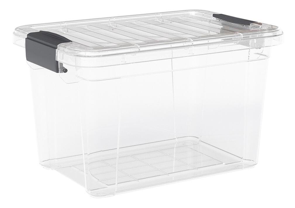 SUPERIO BRAND - CONTAINER STORAGE X-DEEP - 4.75 QT - 4.5 L - CLEAR