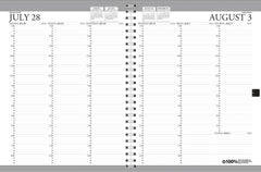 CALENDAR ACADEMIC WEEKLY 12 MONTH 8.5X11 IN AUG25-JULY26
