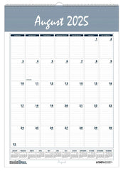 CALENDAR ACADEMIC 12 MONTH 15.2X22 IN BAR HARBOR AUG25-JUL26