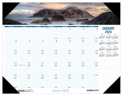 CALENDAR DESK PAD 12 MONTH 18.5X13 IN EARTHSCAPE JAN-DEC 2026