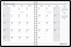 CALENDAR ACADEMIC 14 MONTH 8.5X11 IN BLACK JULY25-AUG26
