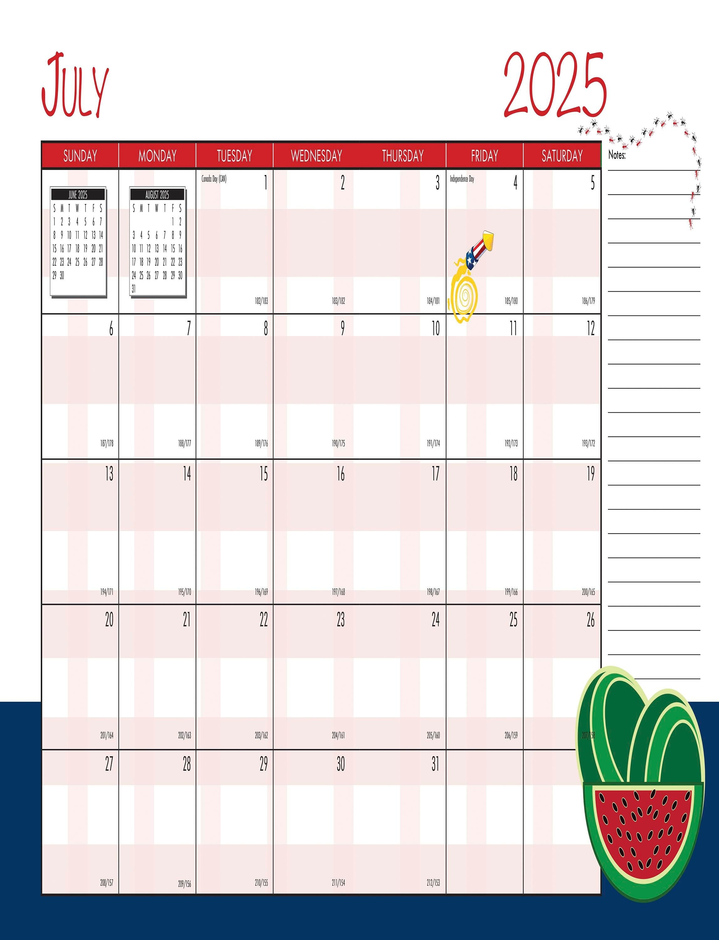 PLANNER ACADEMIC 12 MONTH 7X10 IN SEASONAL JULY25-JUNE26