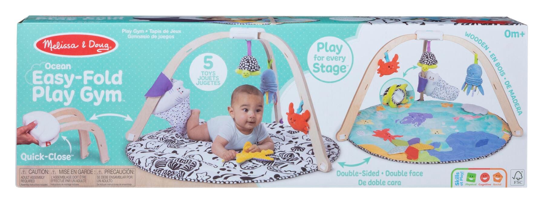 OCEAN EASY-FOLD PLAY GYM