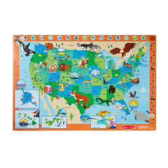 NATIONAL PARKS USA MAP FLOOR PUZZLE